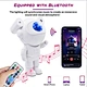 Upgraded Kids Star Starry Nebula Moon Ceiling Astronaut Projector Astronaut Night Light with Bluetooth Speaker